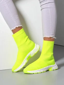 Royalfashion Sportowe wysokie sneakersy damskie Leriot