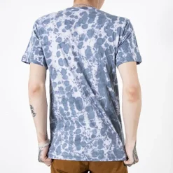 Royalfashion Szara bawełniana koszulka męska z printem