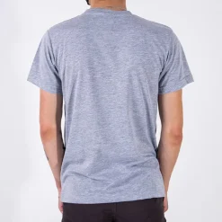 Royalfashion Szara bawełniana koszulka męska z printem