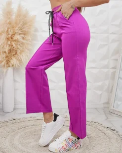 Royalfashion Szerokie spodnie damskie