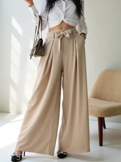 Royalfashion Szerokie spodnie damskie