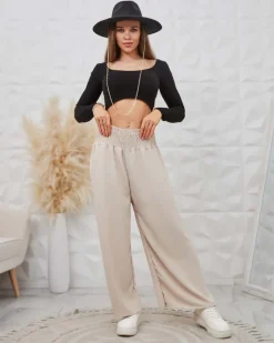 Royalfashion Szerokie spodnie damskie