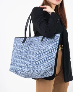 Royalfashion Torba w kolorze niebieskim z printem