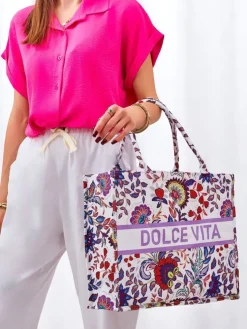 Royalfashion Torebka materiałowa Dolce Vita Mood