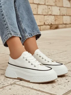 Royalfashion Trampki damskie na platformie Beemes