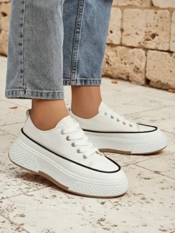 Royalfashion Trampki damskie na platformie Beemes