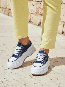 Royalfashion Trampki damskie na platformie Beemes