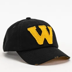 Royalfashion Uniwersalna czapka z daszkiem w kolorze czarnym