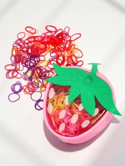 Royalfashion Wielokolorowe gumeczki silikonowe Truskawka