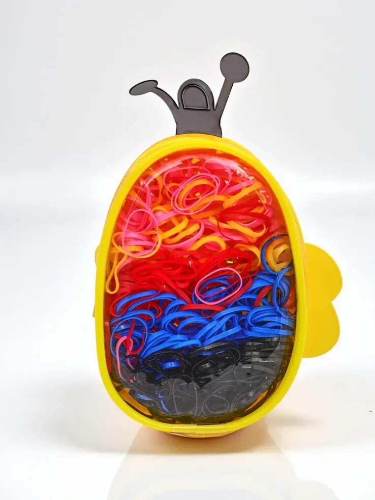 Royalfashion Wielokolorowe gumeczki silikonowe Pszczółka