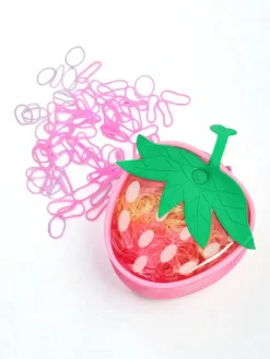 Royalfashion Wielokolorowe gumeczki silikonowe Truskawka