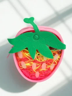 Royalfashion Wielokolorowe gumeczki silikonowe Truskawka