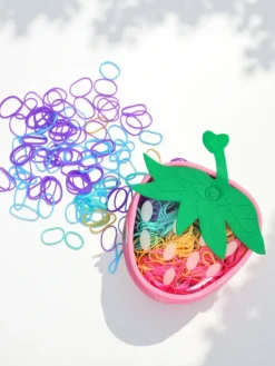 Royalfashion Wielokolorowe gumeczki silikonowe Truskawka