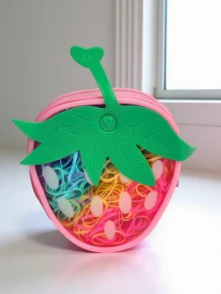 Royalfashion Wielokolorowe gumeczki silikonowe Truskawka