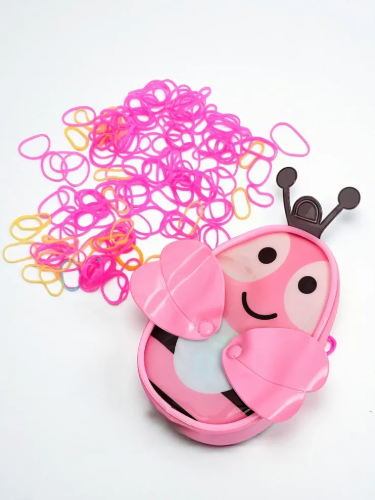 Royalfashion Wielokolorowe gumeczki silikonowe Pszczółka