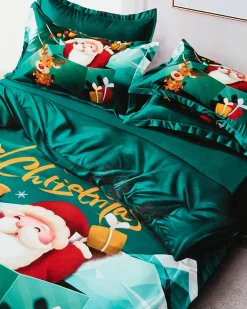 Royalfashion Świąteczna pościel 140x200 komplet 4 CZĘŚCI