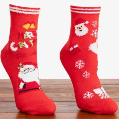 Royalfashion Świąteczne dziecięce skarpetki 4/pak