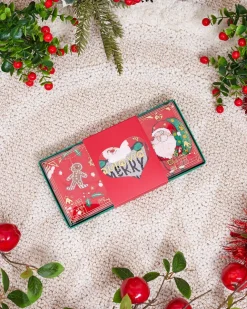 Royalfashion Świąteczne skarpetki w pudełku 3/pak