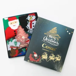 Royalfashion Świąteczne skarpetki w pudełku 4/pak