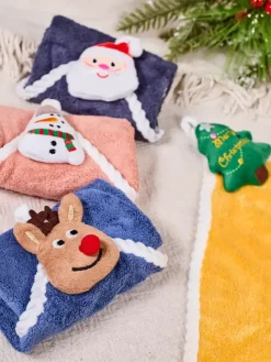 Royalfashion Świąteczny komplet ręczników Happy Xmas