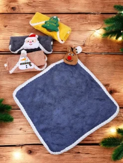 Royalfashion Świąteczny komplet ręczników Happy Xmas