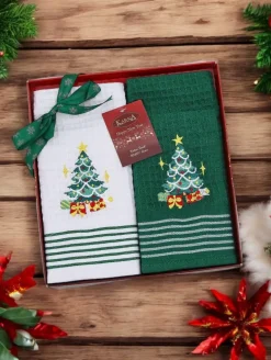 Royalfashion Świąteczny komplet ręczników Happy New Year