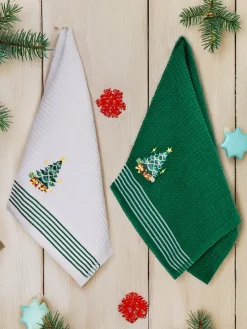 Royalfashion Świąteczny komplet ręczników Happy New Year