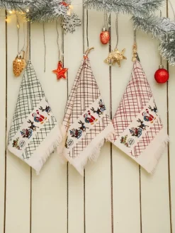 Royalfashion Świąteczny komplet 3 ściereczek kuchennych