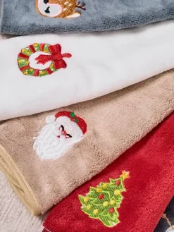 Royalfashion Świąteczny komplet ręczników Happy Xmas