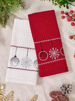 Royalfashion Świąteczny komplet ręczników Happy New Year