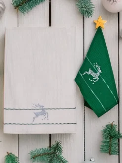 Royalfashion Świąteczny komplet ręczników Happy New Year