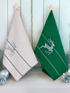 Royalfashion Świąteczny komplet ręczników Happy New Year