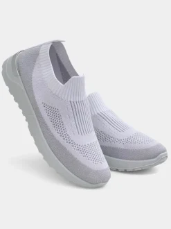 Royalfashion Wsuwane damskie materiałowe buty sportowe Terrifa