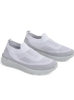 Royalfashion Wsuwane damskie materiałowe buty sportowe Terrifa