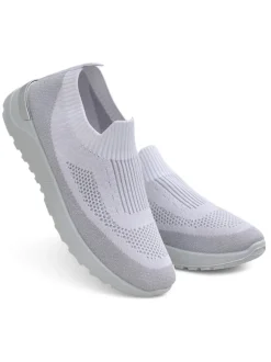 Royalfashion Wsuwane damskie materiałowe buty sportowe Terrifa