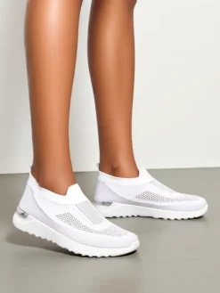 Royalfashion Wsuwane damskie materiałowe buty sportowe Terrifa