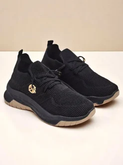 Royalfashion Wsuwane damskie materiałowe buty sportowe Teletta