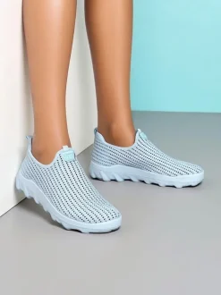 Royalfashion Wsuwane damskie materiałowe buty sportowe Eraste