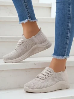 Royalfashion Wsuwane damskie materiałowe buty sportowe Arrate