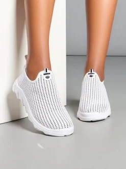 Royalfashion Wsuwane damskie materiałowe buty sportowe Eraste