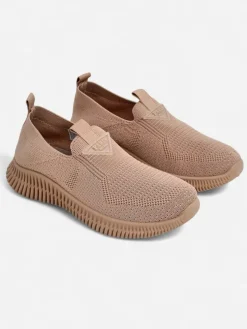 Royalfashion Wsuwane damskie materiałowe buty sportowe Serra