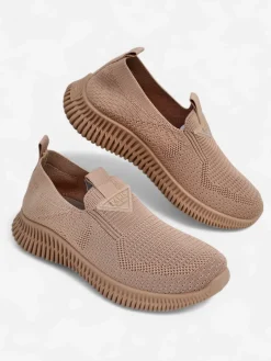 Royalfashion Wsuwane damskie materiałowe buty sportowe Serra