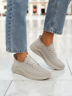 Royalfashion Wsuwane damskie materiałowe buty sportowe Arrate