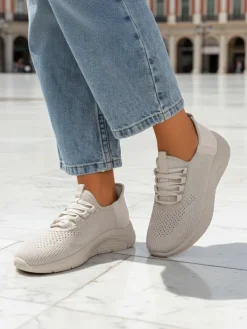 Royalfashion Wsuwane damskie materiałowe buty sportowe Arrate