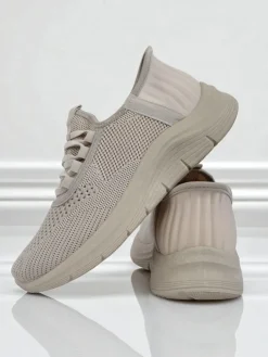 Royalfashion Wsuwane damskie materiałowe buty sportowe Arrate