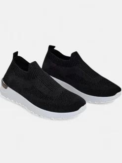 Royalfashion Wsuwane damskie materiałowe buty sportowe Terrifa