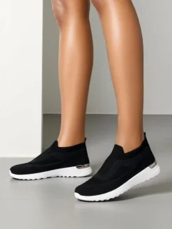 Royalfashion Wsuwane damskie materiałowe buty sportowe Terrifa