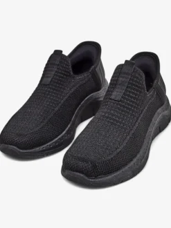 Royalfashion Wsuwane damskie materiałowe buty sportowe Secat