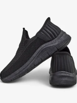 Royalfashion Wsuwane damskie materiałowe buty sportowe Secat