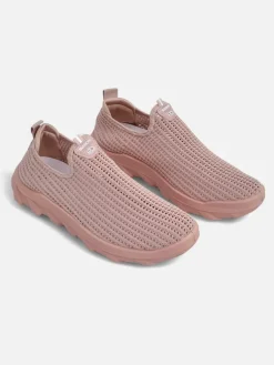 Royalfashion Wsuwane damskie materiałowe buty sportowe Erra